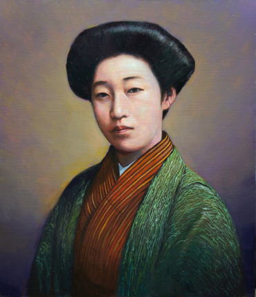油彩肖像画F１０号（浜松市役所所蔵）