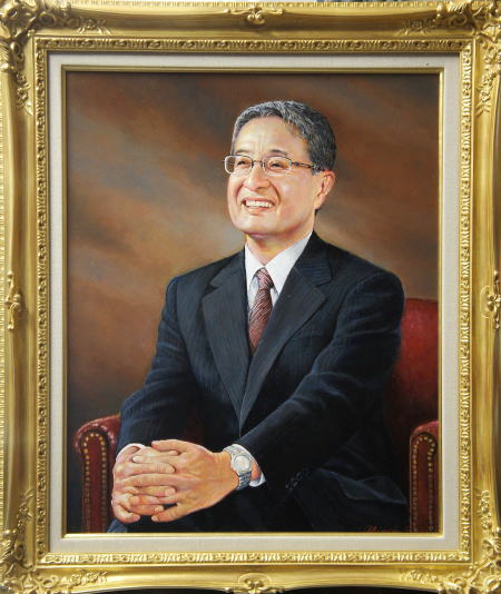 ＩＴ関連・会長還暦祝い油彩肖像画