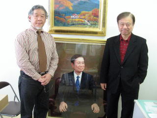 福岡和白病院理事長肖像画