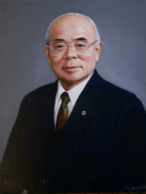 鹿児島県議会議員油絵肖像画