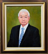 静岡県鋳物組合理事長肖像画