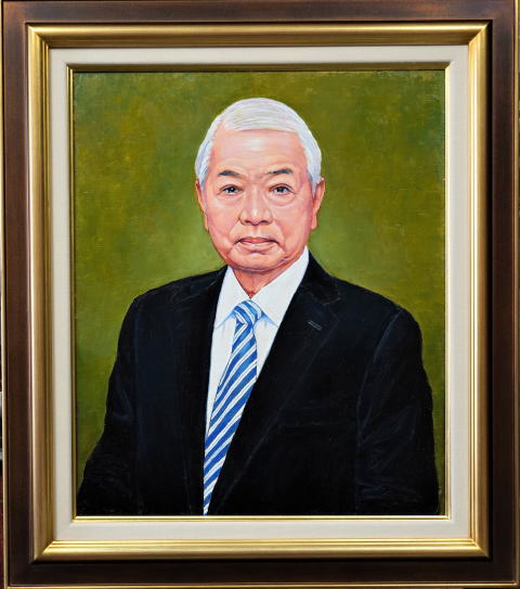 静岡県鋳物協同組合理事長肖像画