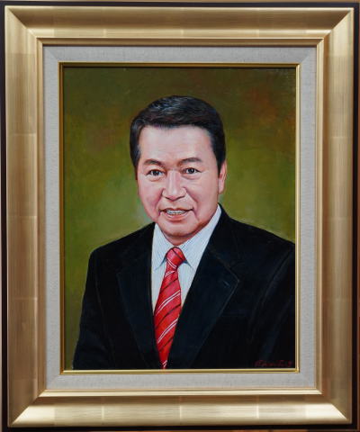 元厚木市市長肖像画
