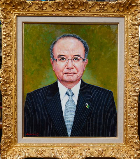 倉吉信用金庫理事長肖像画（鳥取県のお客様）