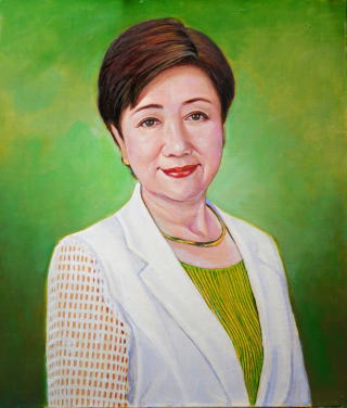 小池百合子東京都知事肖像画