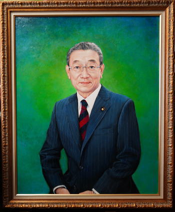 第３３代長浜博行参議院副議長肖像画