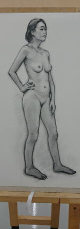 裸婦像デッサン画