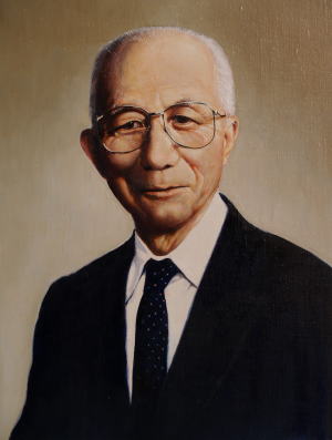 会社会長油絵肖像画