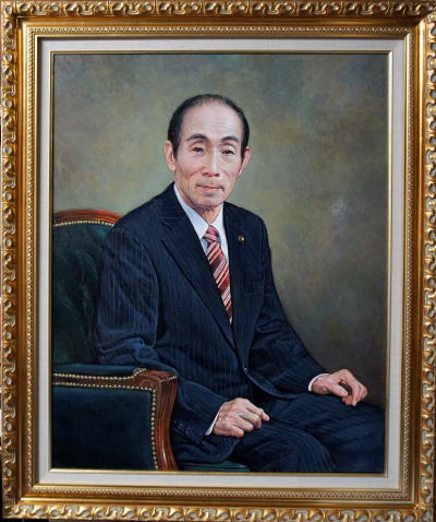 輿石東参議院副議長肖像画