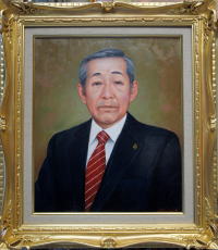 会社社長油絵肖像画