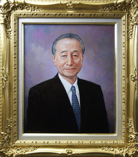 京都大学医学部教授退任記念油絵肖像画