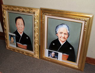 富士市敬老記念贈呈用肖像画