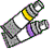 絵の具のイラスト